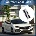 Footrest Pedals Cover for Honda Civic (2006–2009) Aluminum Alloy Silver Tone