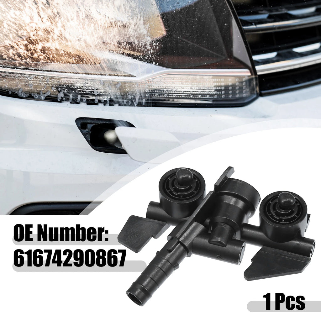 Front Left Headlight Washer Nozzle for BMW M3 (2001–2006) No. 61674290867, 716058125731