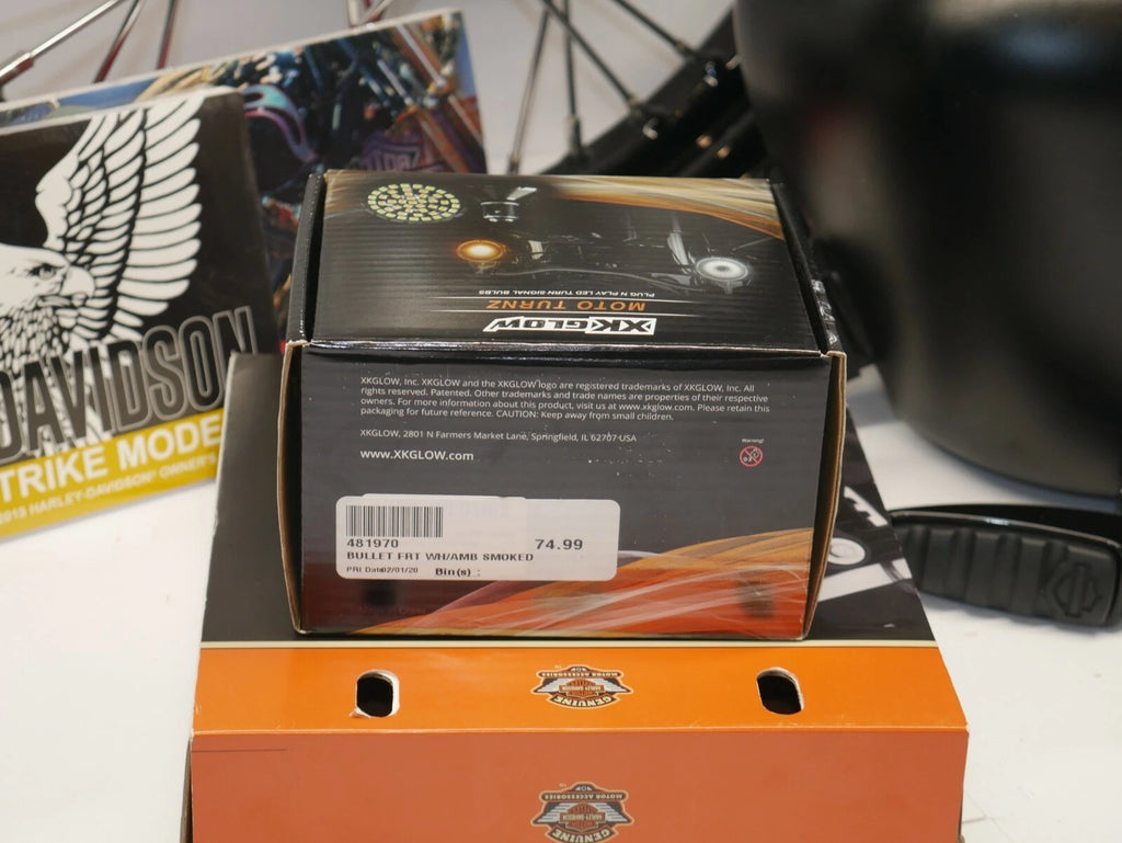XK Glow Bullet Style LED Turn Signals for Harley Davidson & Indian