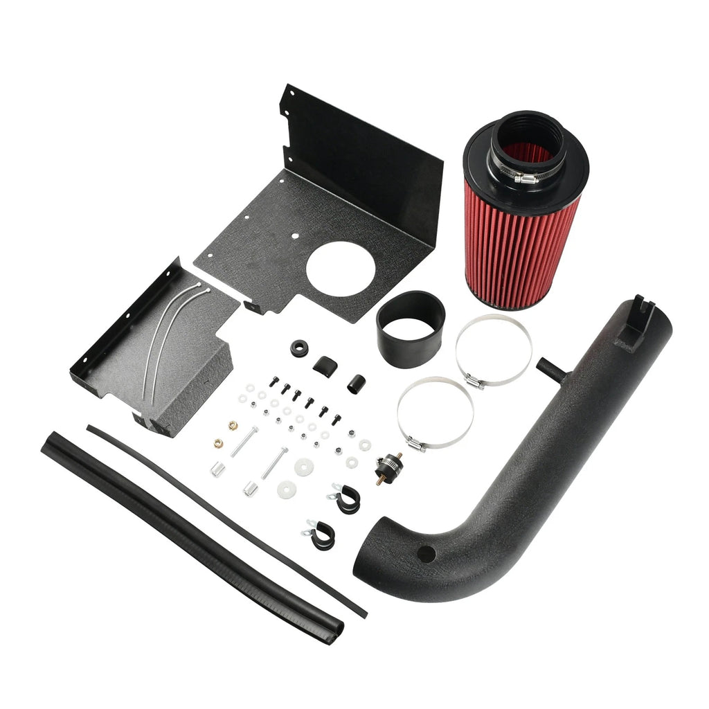 Cold Air Intake Kit with Red Filter for Jeep Wrangler (2012–2018)