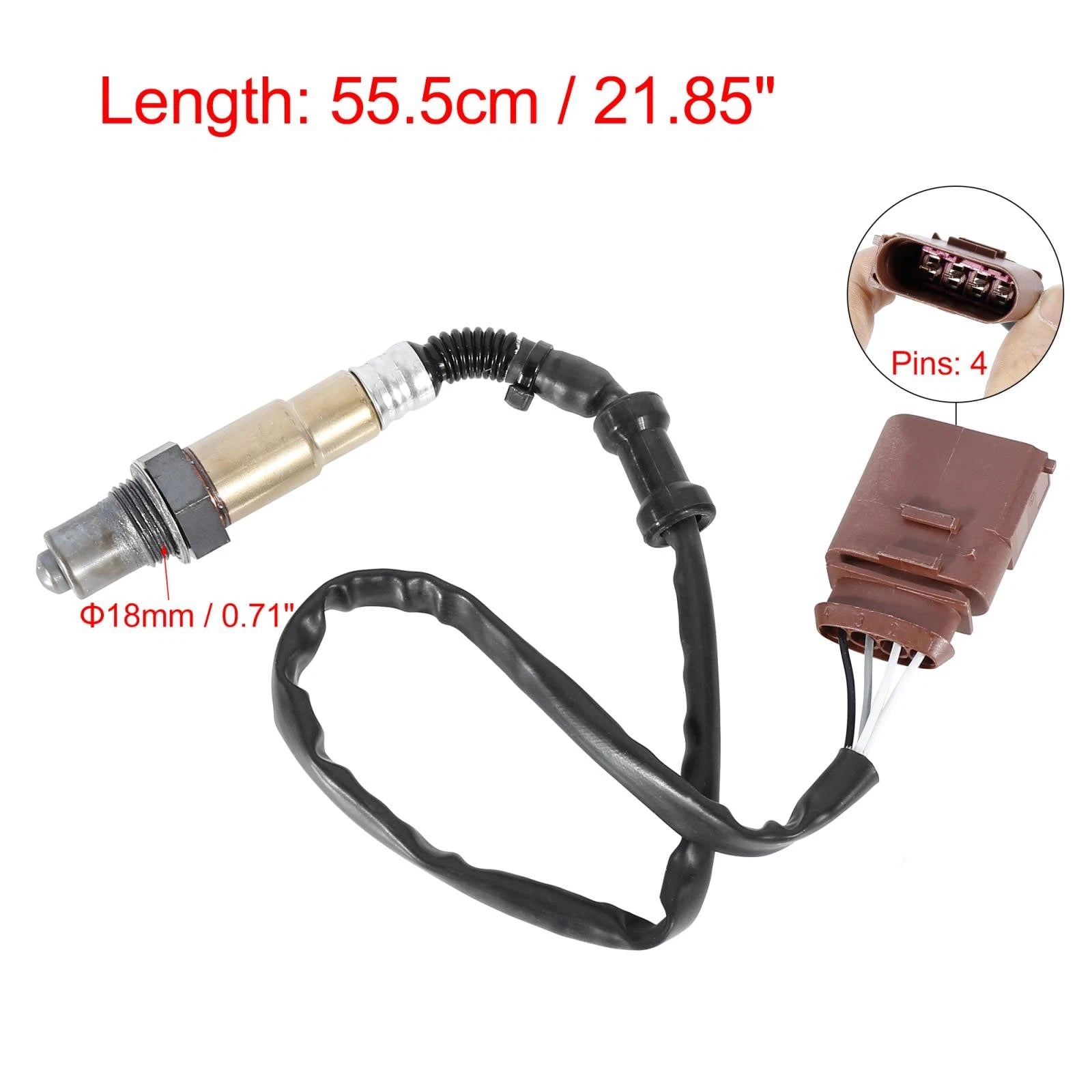 O2 Oxygen Sensor Downstream 250-24495 for Volkswagen Jetta (2001–2005)