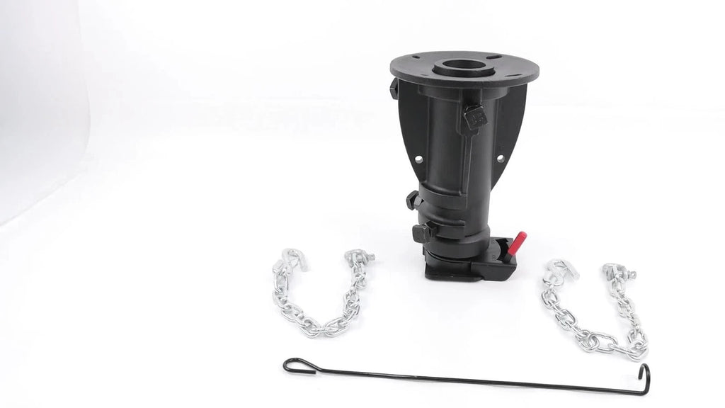 Adjustable Fifth Wheel to Gooseneck Adapter for RV (12"-16")