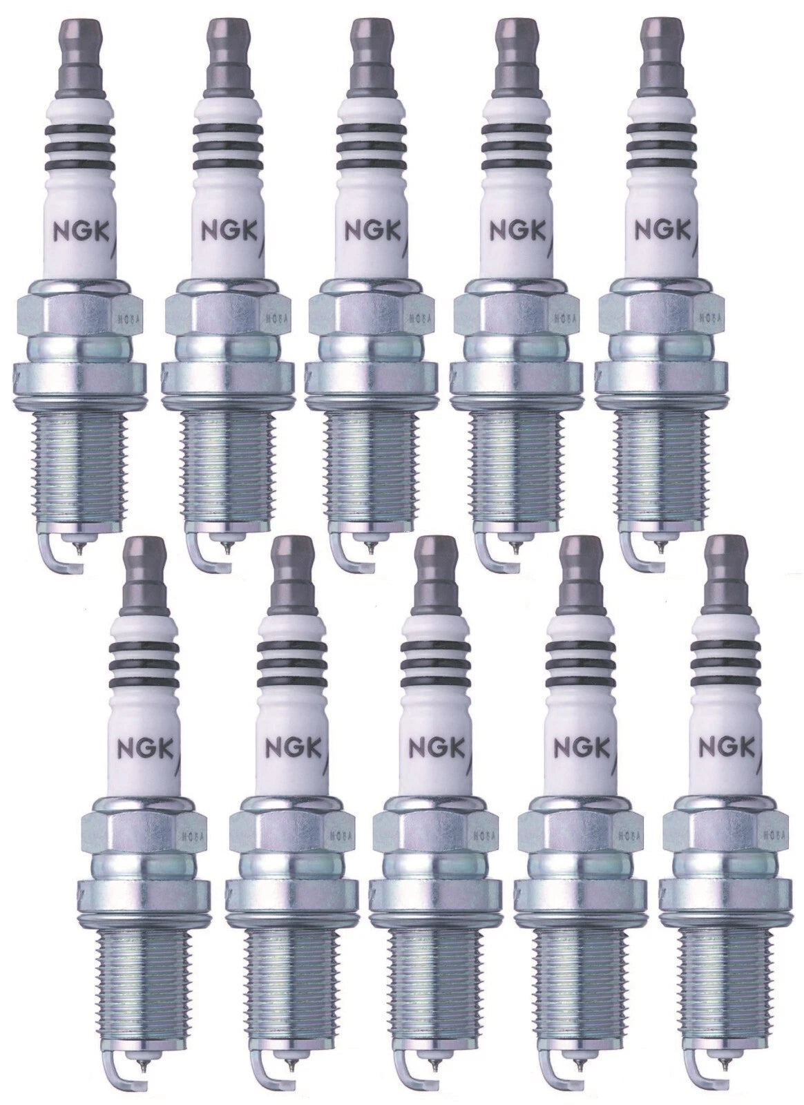 NGK Iridium IX Spark Plug Set (10 Pieces) Gap 0.032 for