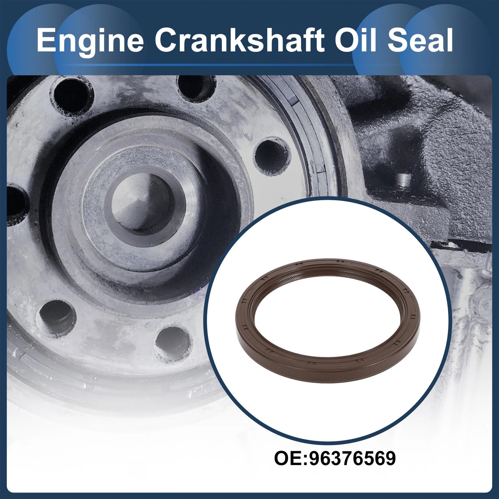1 Pc Rear Crankshaft Oil Seal for Honda Accord Civic GMC Sierra  No.96376569