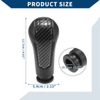 5 Speed Manual Gear Shifter Knob for Chevrolet Spark (2011–2014) Plastic Black