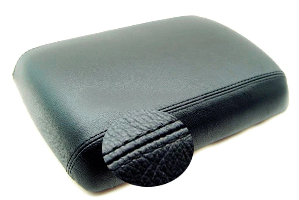 Center Console Armrest Cover for Nissan Pathfinder (2005–2012) Black Leather
