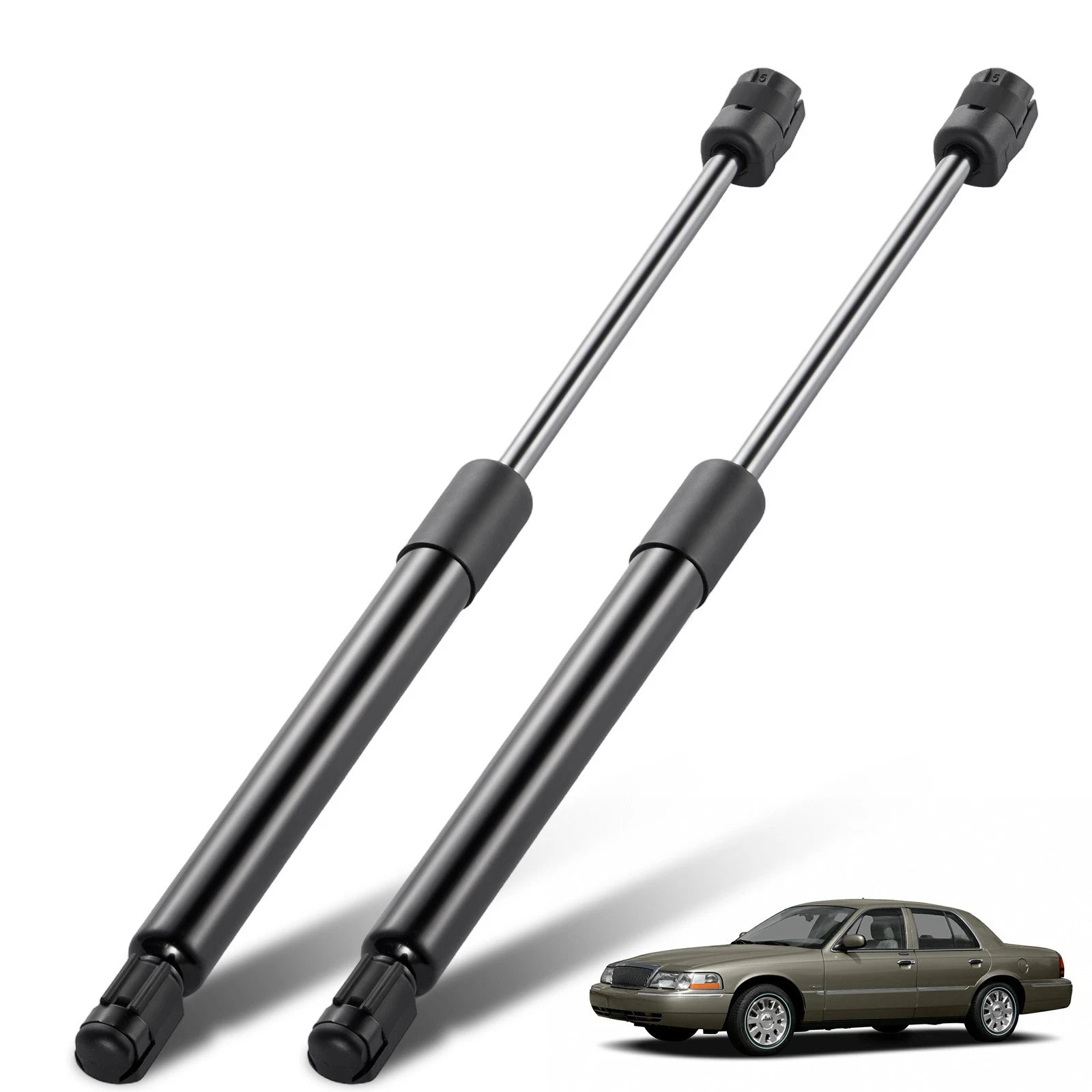 Hood Lift Supports Shock Struts Set of 2 for Mercury Marauder (2003–2004)