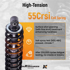 3X Rear/Front Shocks Kit for Honda Rancher 350 (2000–2006) 52400-HN5-990