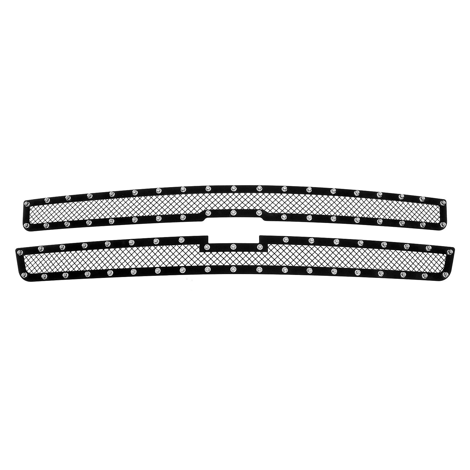 Upper Black Mesh Grille for Chevy Silverado 1500/2500 (1999-2002)