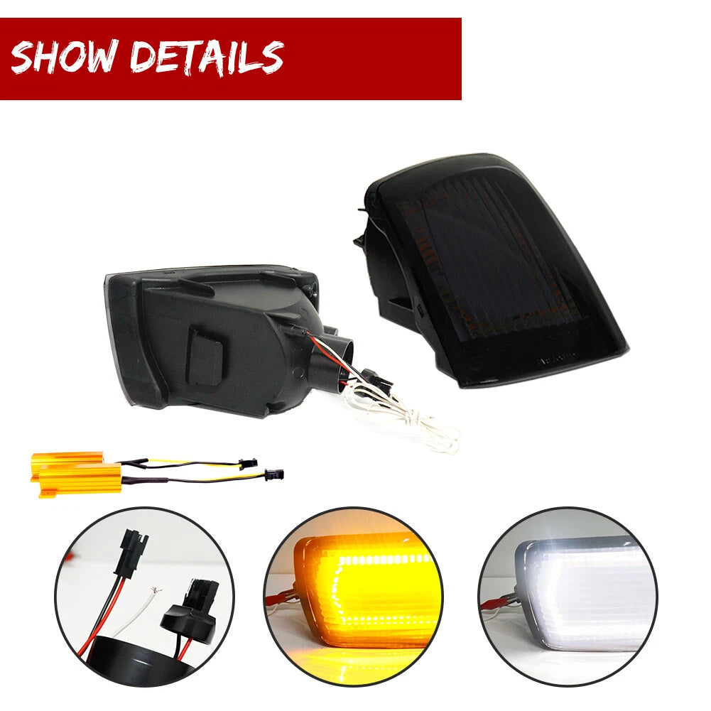 Smoke Switchback LED Front Corner Light for Toyota 4Runner (2003–2005)