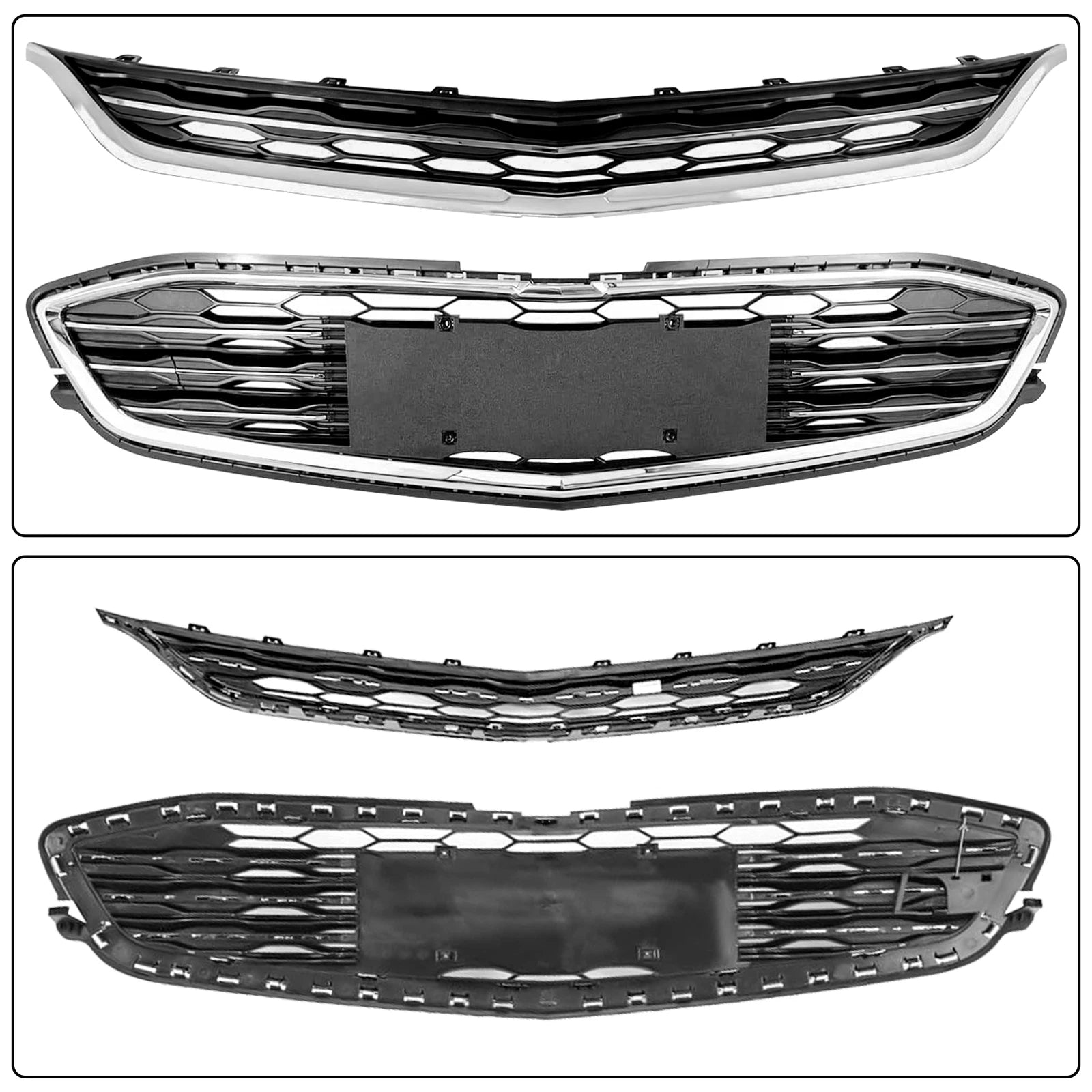 Honeycomb Mesh Grille Trim for Chevy Malibu (2016-2018)