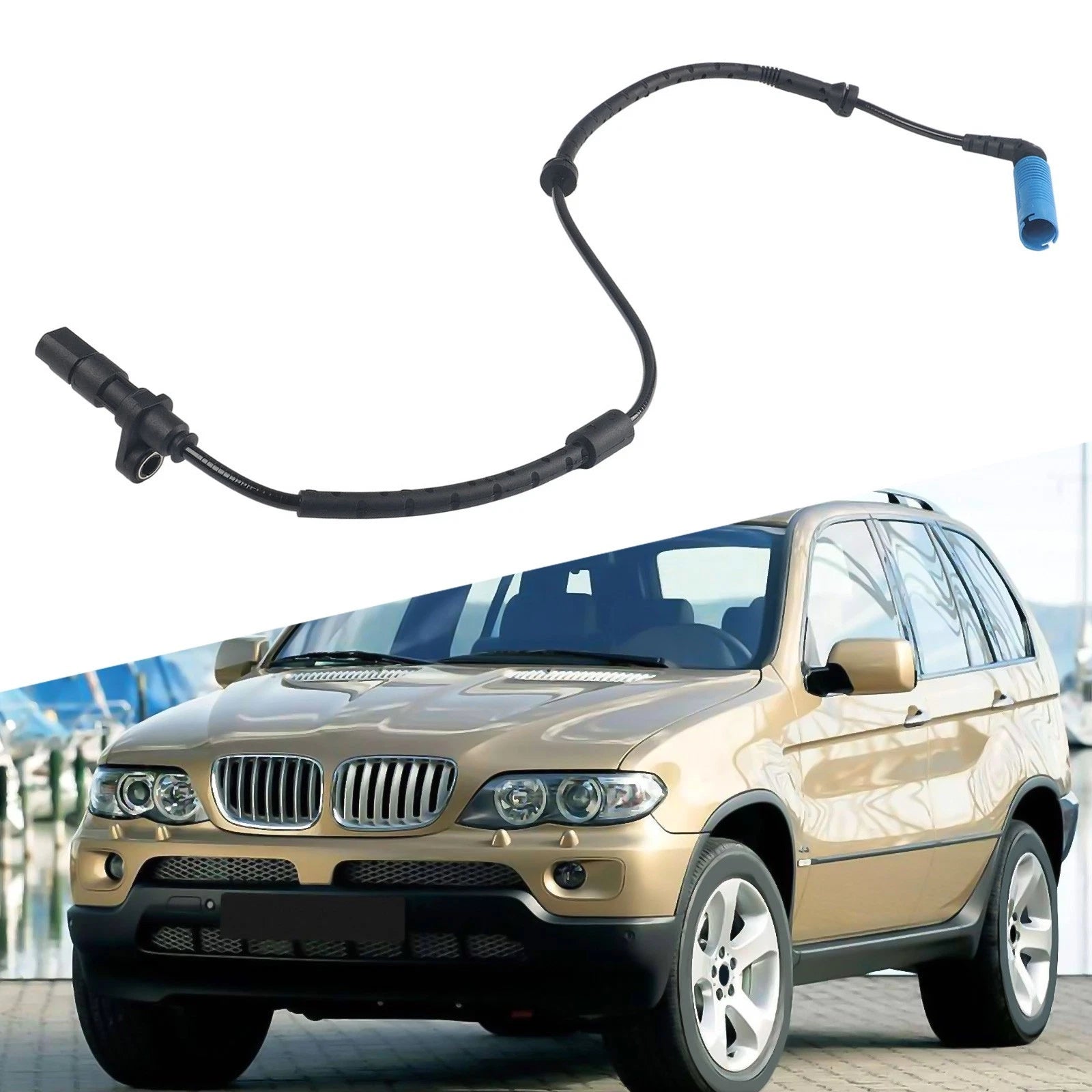 ABS Sensor Set of 2 for BMW X5 E53 (1999–2006) 34526756380