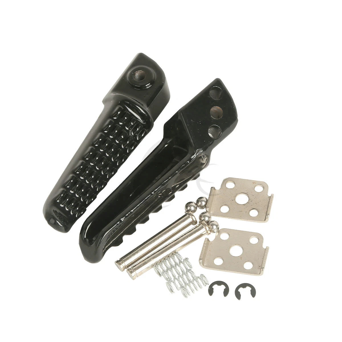 Aluminum Rear Passenger Footrests Foot Pegs for Kawasaki ZX6R ZX9R ZX10R ZX12R (2000–2023)