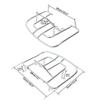 Chrome Trunk Tourbox Luggage Rack for Honda GoldWing GL1800 (2001-2017)
