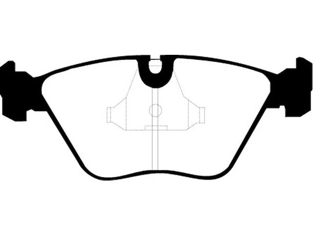 Front Brake Pad Set for Jaguar XJR (1995–2002) HK241QP