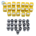 19 Pack ER16 Spring Collet Set for CNC Milling Lathe Engraving Machine
