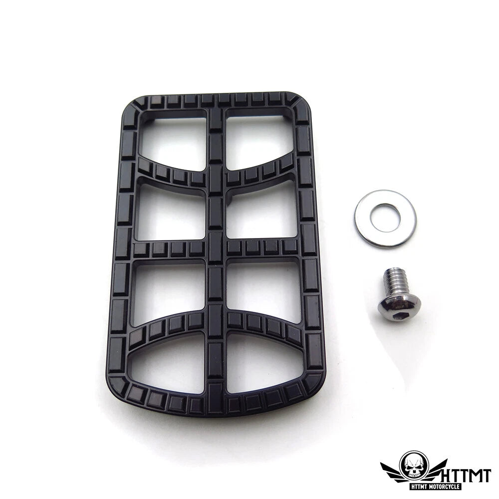 Black Dominator Brake Pedal Pad for Harley Dyna Softail Touring