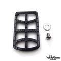 Black Dominator Brake Pedal Pad for Harley Dyna Softail Touring