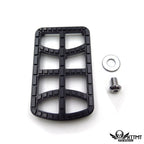 Black Dominator Brake Pedal Pad for Harley Dyna Softail Touring
