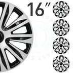 Set of 4 Hub Caps for 16 Inch Rims (Universal Fit)