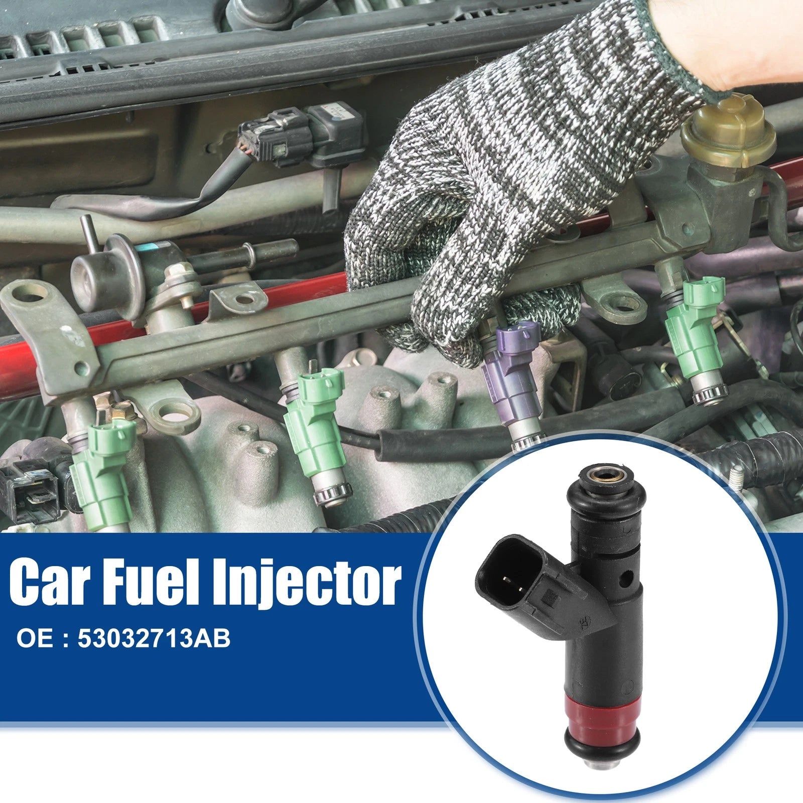 8pcs Fuel Injector Nozzle for Dodge Durango 5.7L V8 (2004–2008) No. 53032713AB