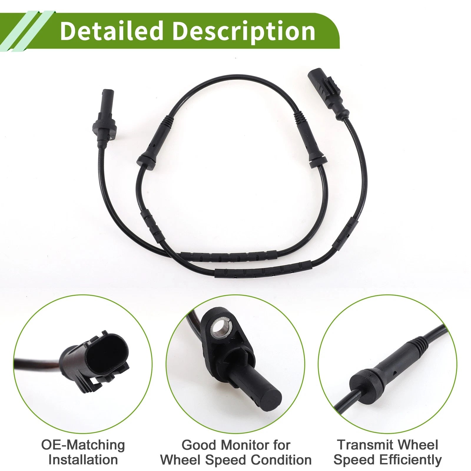 ABS Wheel Speed Sensor for BMW Z4 (2009–2016) No. 34356784618, 025623923154