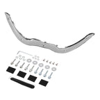 Chrome/Black Windshield Trim for Harley Touring Road Glide (2004-2013)