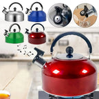 3L Whistling Kettle with Heat Resistant Handle for All Stovetops