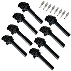 Set of 8 Ignition Coils & Spark Plugs for Lexus GS400 LS400 SC400 (1991–2000)
