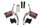 2.5" Dual Exhaust Kit for GM A Body (1964–1972) - Flowmaster Super 10, Rear Exit, Black