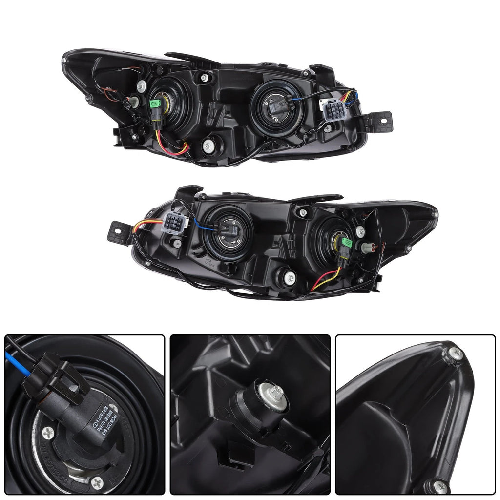 Headlight Assembly for Subaru WRX (2015â2021) Left + Right Halogen