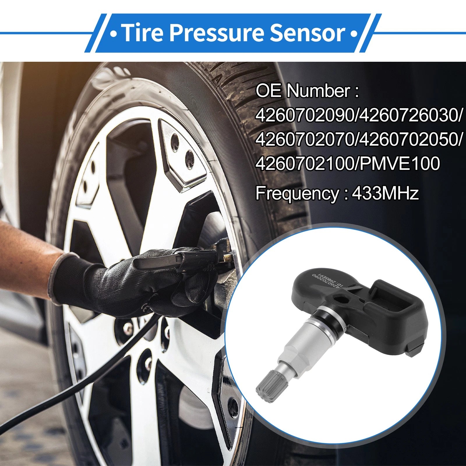 TPMS Sensor No. 4260702090 for Toyota 4Runner (2003–2019)