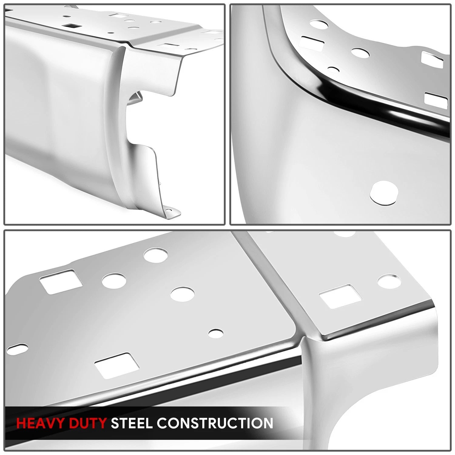 Left Side Chrome Rear Bumper End Cap for Toyota Tundra (2014–2021)