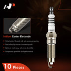 10x Iridium Platinum Spark Plugs for Ford F-250 Super Duty (2008–2010)