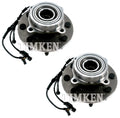 Set of 2 Timken Front Wheel Bearing and Hub Kits for Dodge Ram 1500 2500 4WD