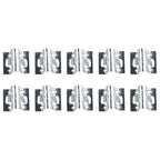 10Pcs Metal Retainer Clip for Universal Car Dashboards DVD/CD Panel Plate