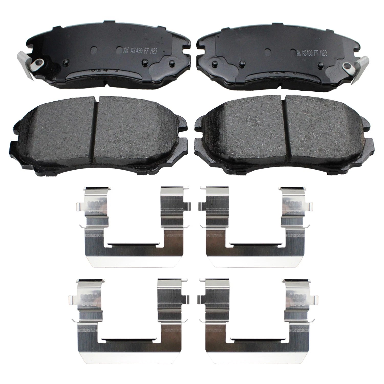Front Rotors & Akebono ProACT Ceramic Brake Pads Kit for Buick Regal (2000–2005)