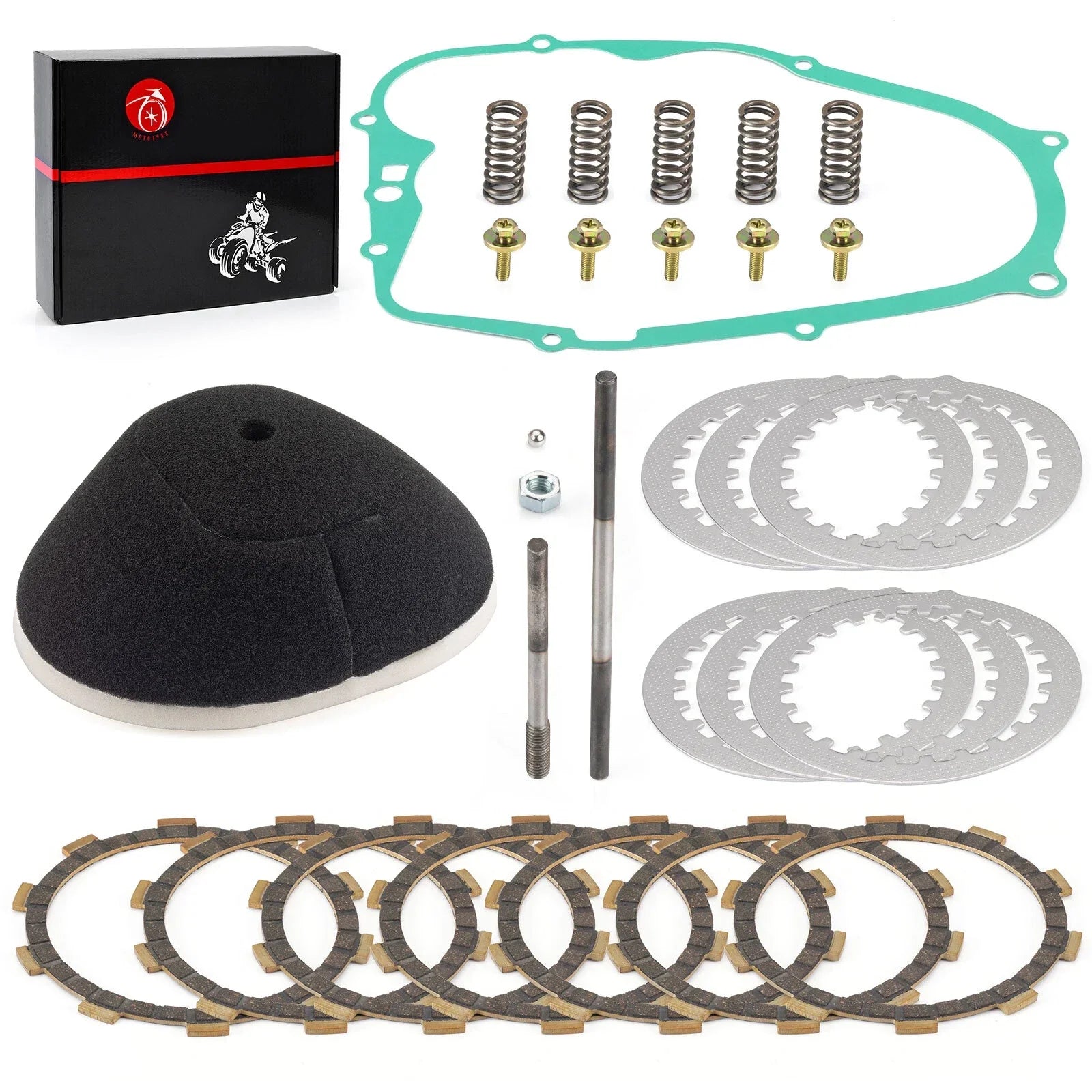 Clutch Friction Plates Kit for Yamaha ATV BLASTER 200 YFS200 (1988-2006)