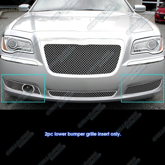 Chrome Mesh Grille Insert for Chrysler 300/300C (2011–2014)
