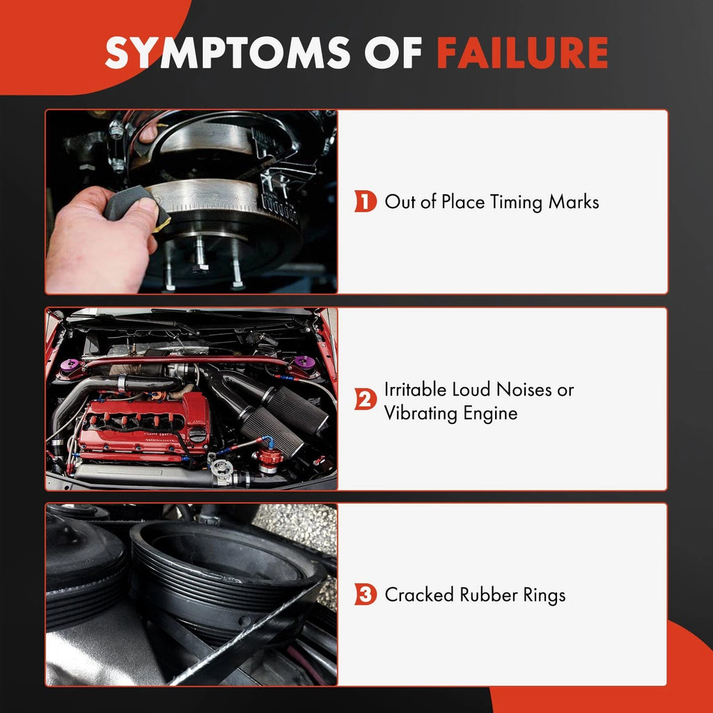Harmonic Balancer Crankshaft Pulley for Toyota Yaris (2010–2014)
