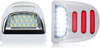 Chrome LED License Plate Light for Chevy Silverado 1500/2500/3500 (1999–2013)
