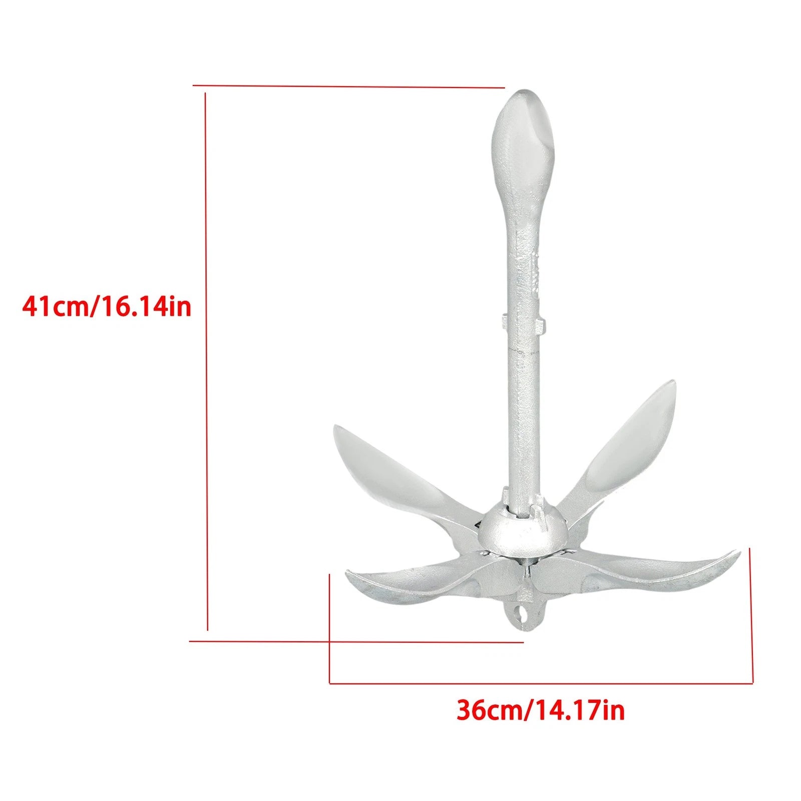 Folding Grapnel Anchor Kit for Kayak (Marine)