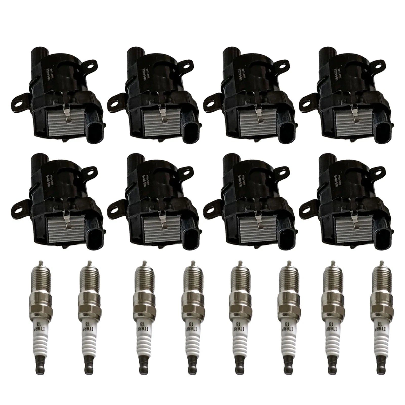 Set of 8 Ignition Coils & Iridium Spark Plugs for Express 1500 2500 3500