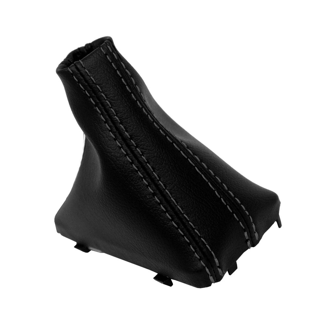 Automatic Shift Boot for Audi Q5 (2009–2017) - Leather Synthetic, Gray Stitch