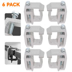 6X Truck Cap Topper Clamps for Truck Bed Rack (Universal Fit)