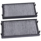 2Pcs Activated Carbon Cabin Air Filter for BMW X5 X6 (2007-2019)