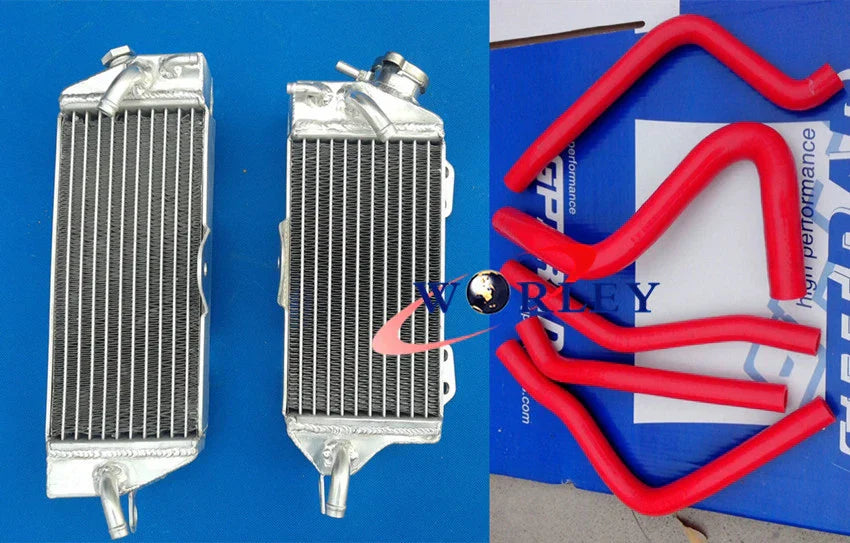 Aluminum Radiator & Hose for Kawasaki KX250 KX 250 (1990-1993)