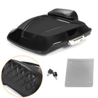 Black Razor Trunk Backrest for Harley Touring Road King Glide (2014–2024)