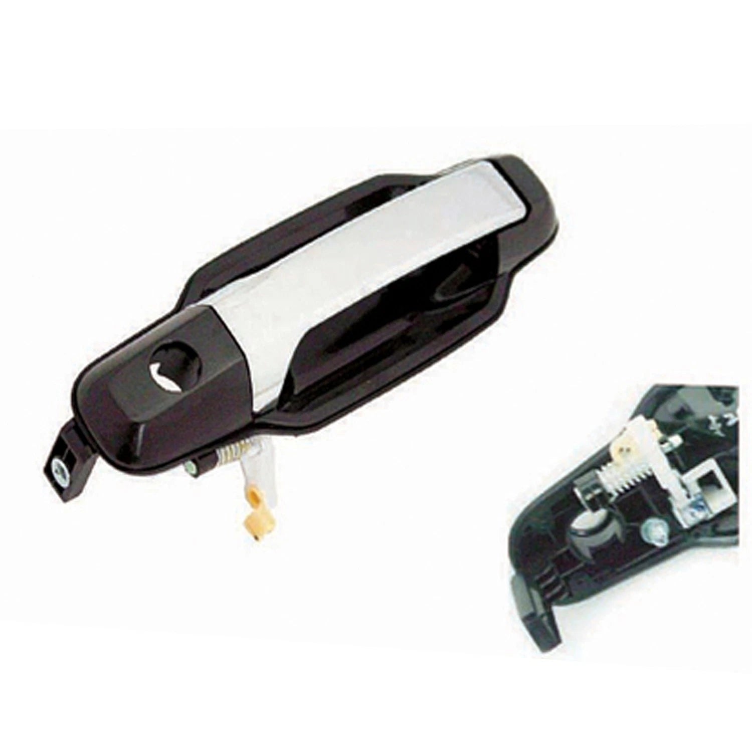 Exterior Door Handle Replacement Passenger Side Front with Key Hole for Toyota