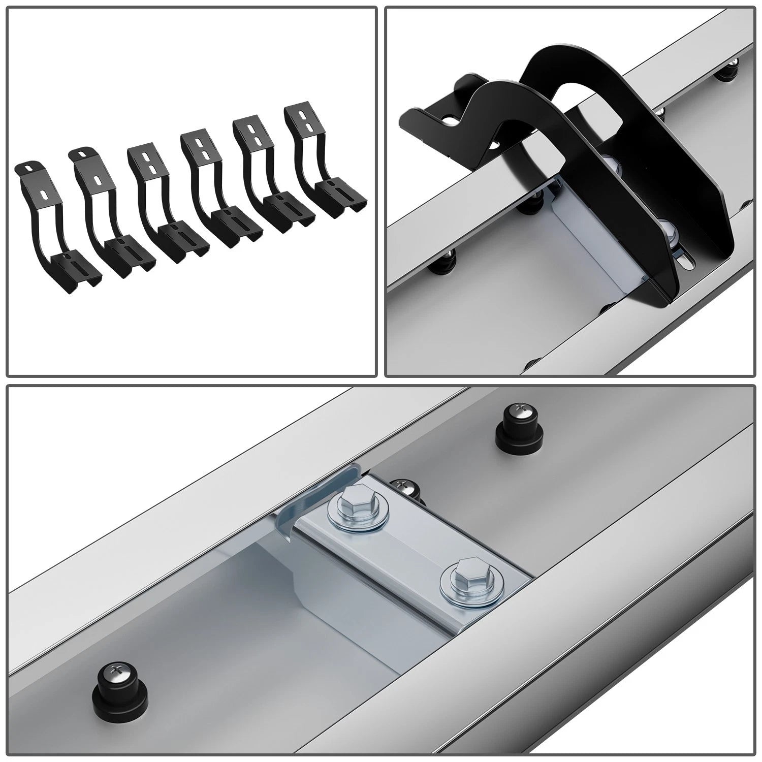 Set of 2 Running Boards for Toyota Tacoma Double Cab (2005–2022)